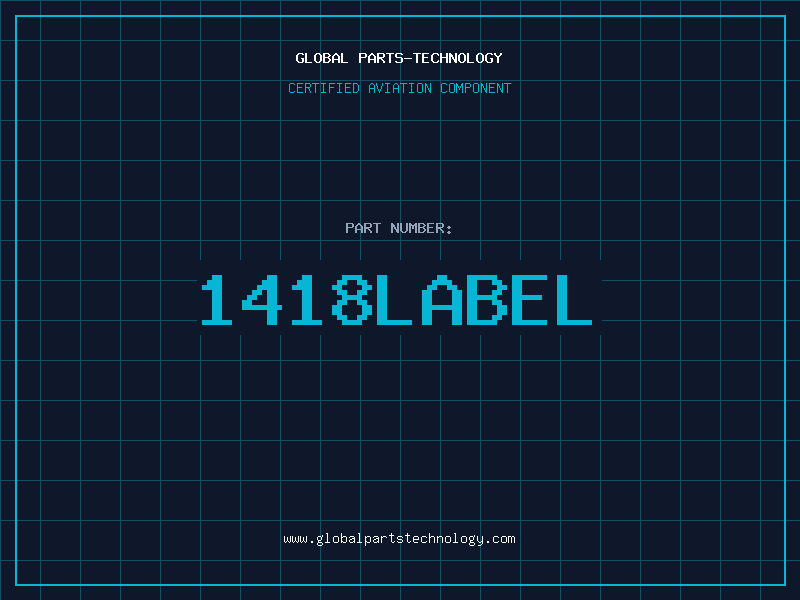 Aviation Part 1418LABEL
