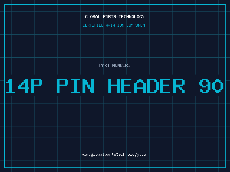 Aviation Part 14P PIN HEADER 90