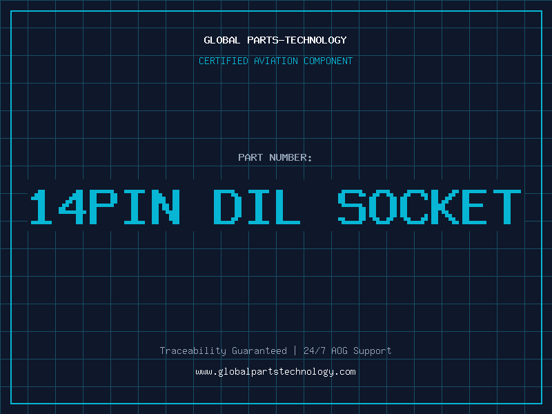 Aviation Part 14pin DIL Socket