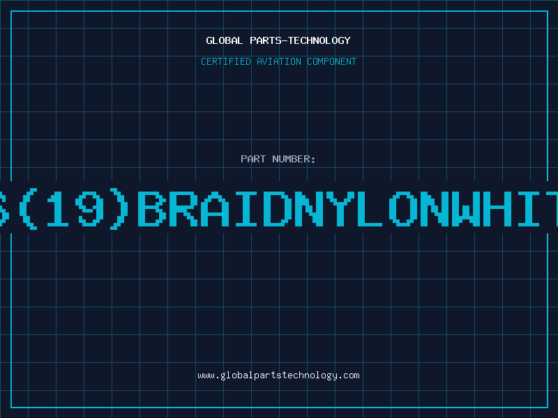 Aviation Part 16(19)BRAIDNYLONWHITE