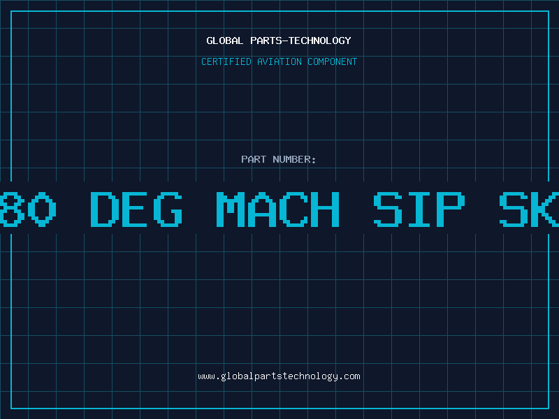 Aviation Part 16 POS 180 DEG MACH SIP SKT AU INS