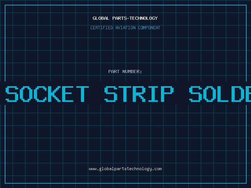 Aviation Part 16 POS SOCKET STRIP SOLDER TAIL