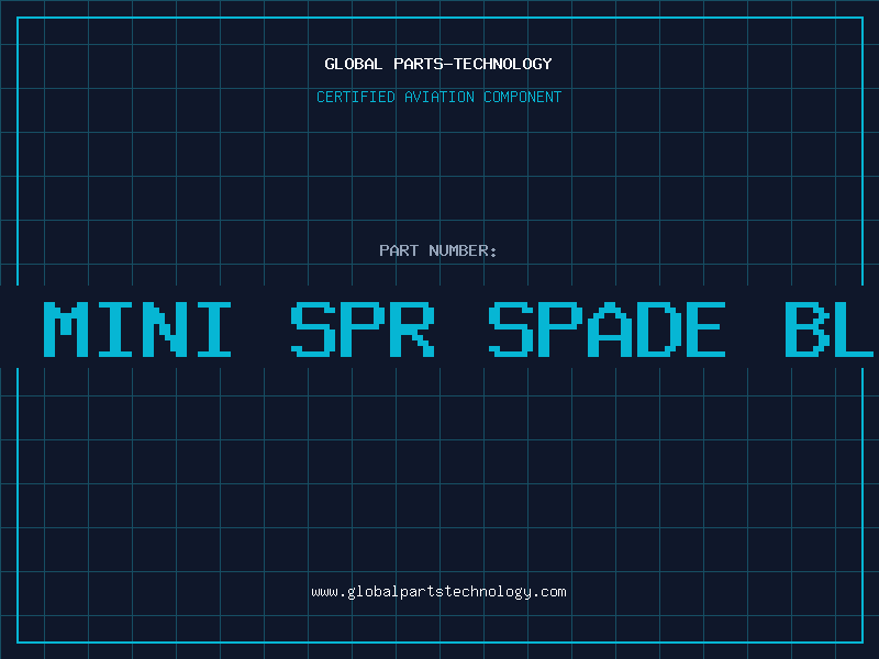 Aviation Part 16-14#15 MINI SPR SPADE BLUE VINYL