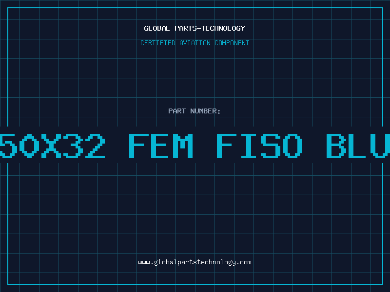 Aviation Part 16-14 250X32 FEM FISO BLUE VINYL
