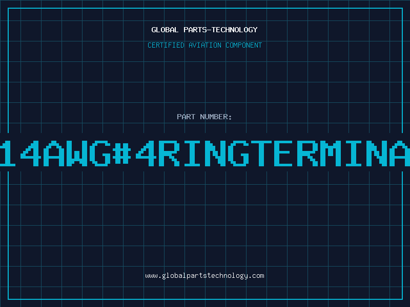 Aviation Part 16-14AWG#4RINGTERMINAL3M