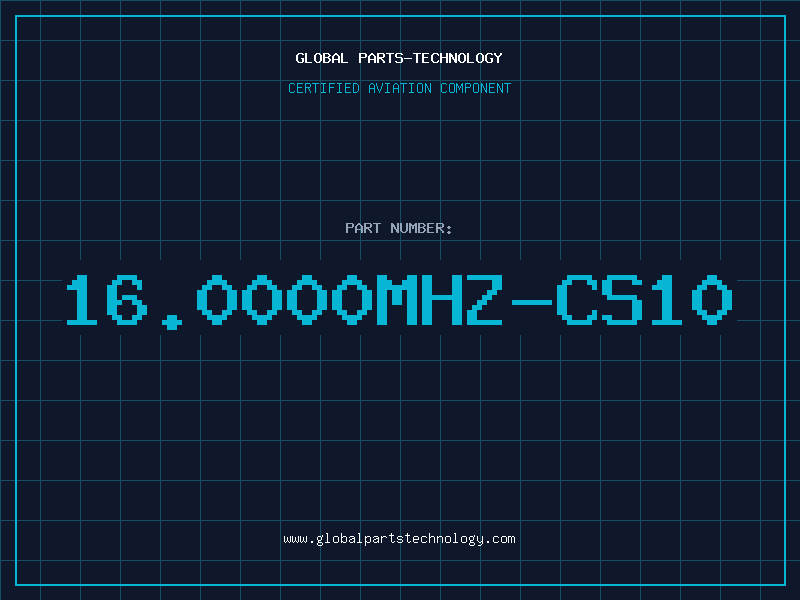 Aviation Part 16.0000MHZ-CS10