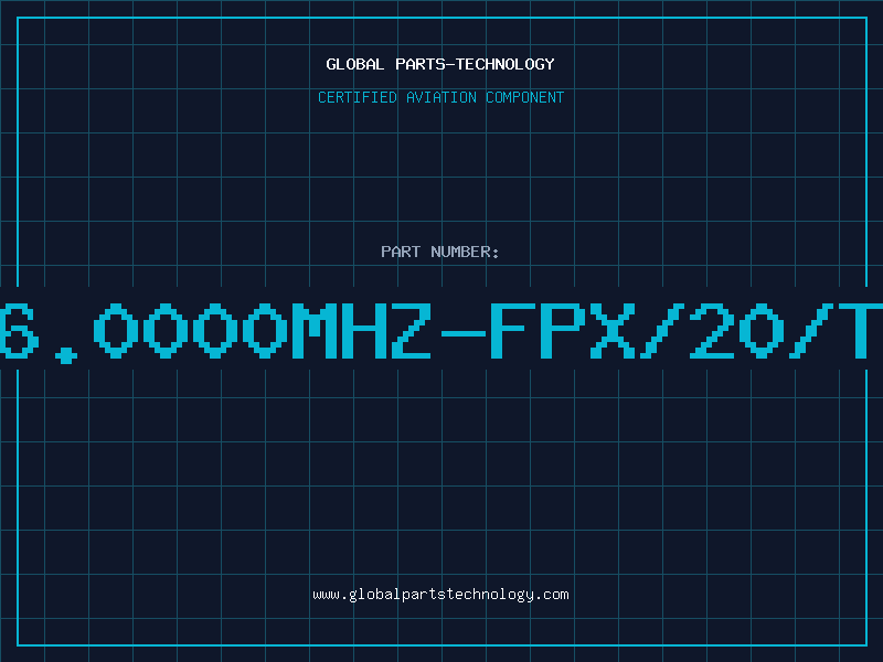 Aviation Part 16.0000MHZ-FPX/20/TR