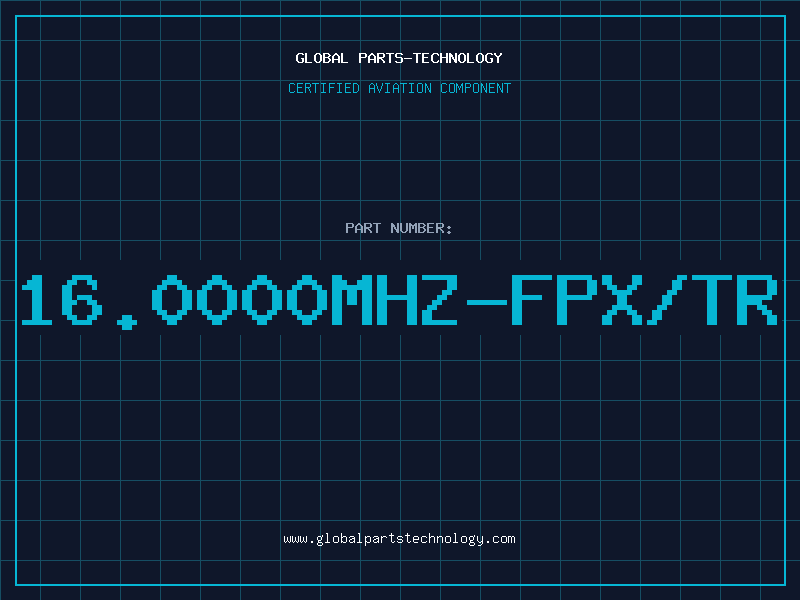 Aviation Part 16.0000MHZ-FPX/TR