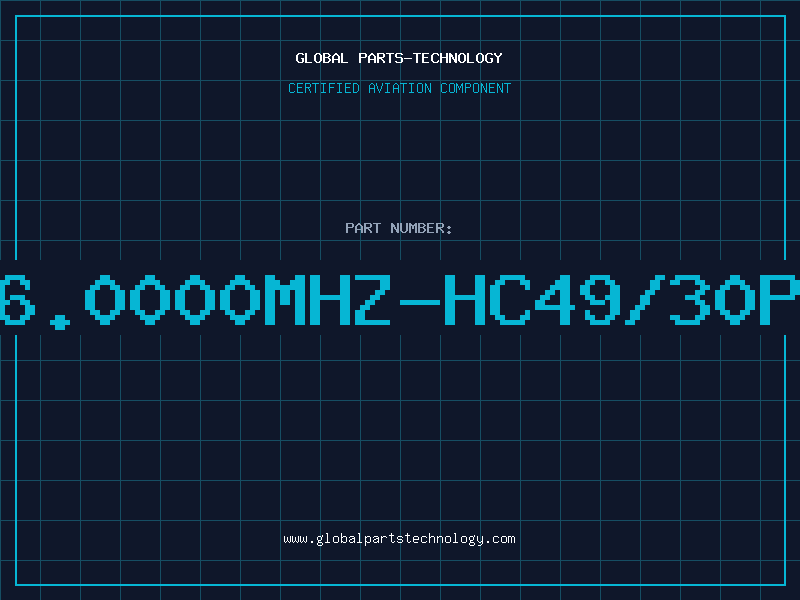 Aviation Part 16.0000MHZ-HC49/30PF