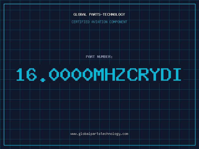 Aviation Part 16.0000MHZCRYDI