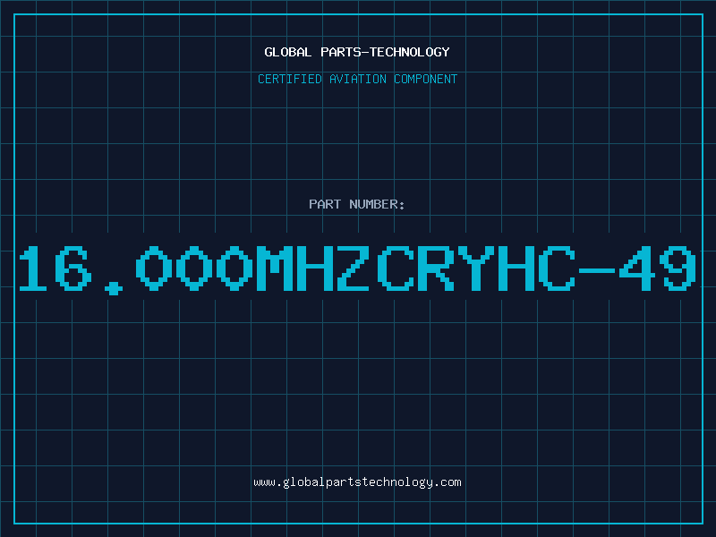 Aviation Part 16.000MHZCRYHC-49