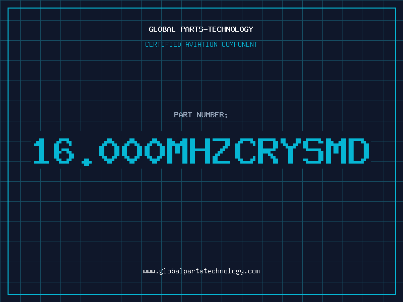 Aviation Part 16.000MHZCRYSMD