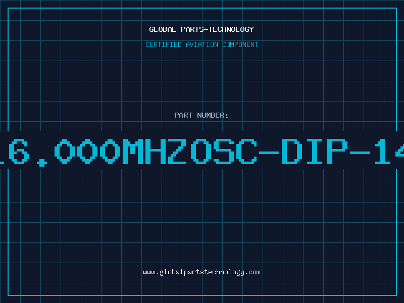 Aviation Part 16.000MHZOSC-DIP-14
