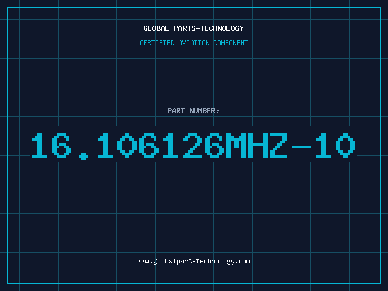 Aviation Part 16.106126MHZ-10