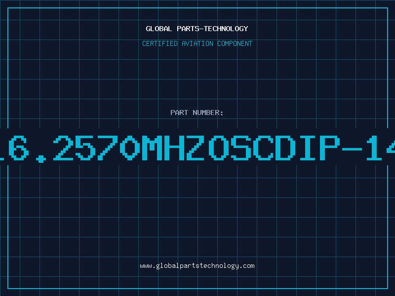 Aviation Part 16.2570MHZOSCDIP-14