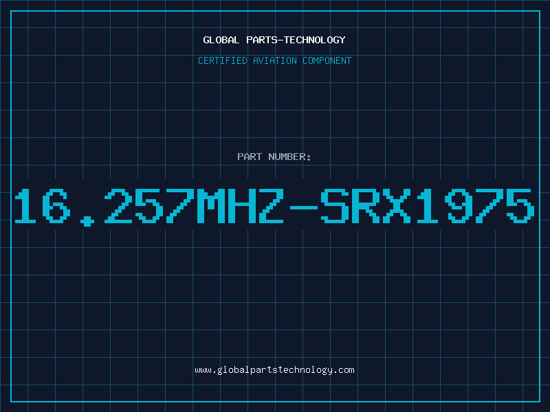 Aviation Part 16.257MHZ-SRX1975
