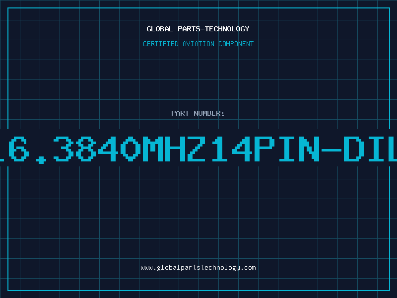 Aviation Part 16.3840MHZ14PIN-DIL