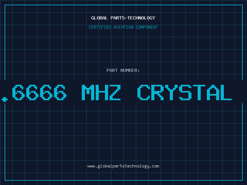 Aviation Part 16.6666 MHZ CRYSTAL OS