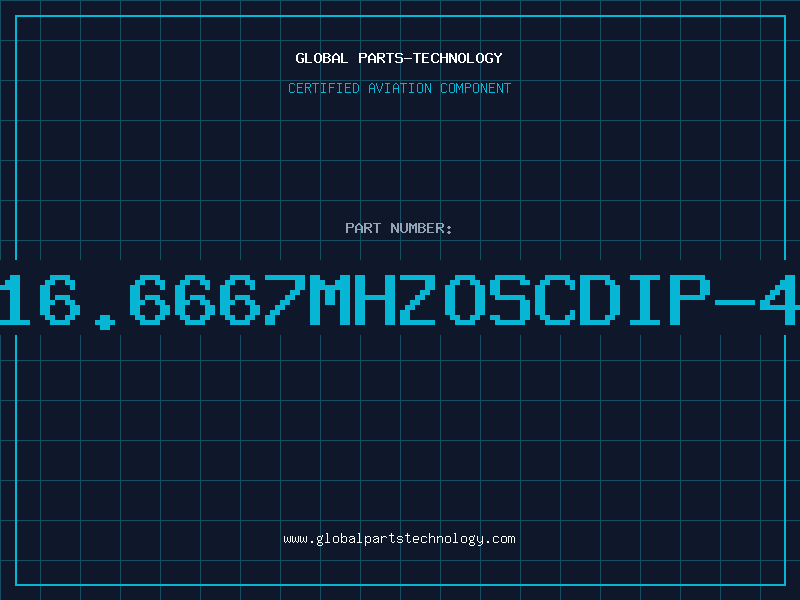 Aviation Part 16.6667MHZOSCDIP-4