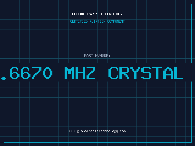 Aviation Part 16.6670 MHZ CRYSTAL OS