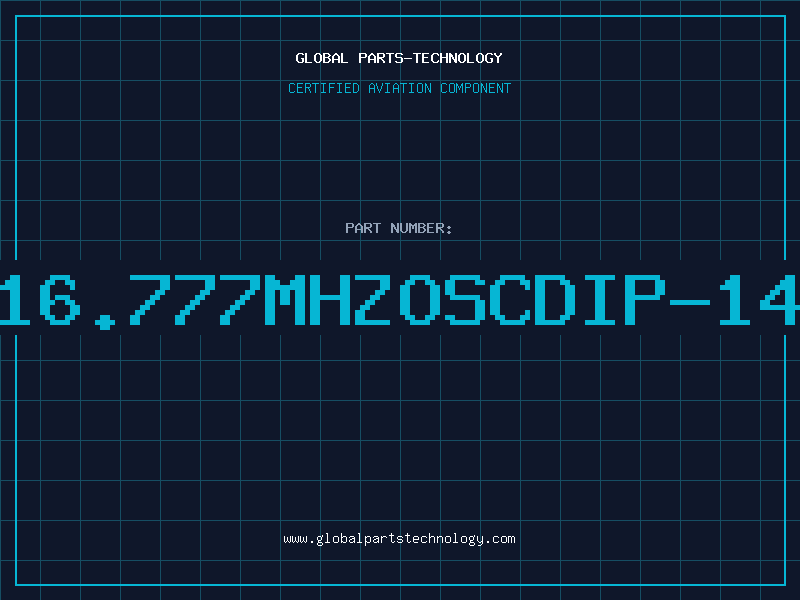 Aviation Part 16.777MHZOSCDIP-14