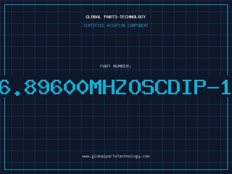 Aviation Part 16.89600MHZOSCDIP-14