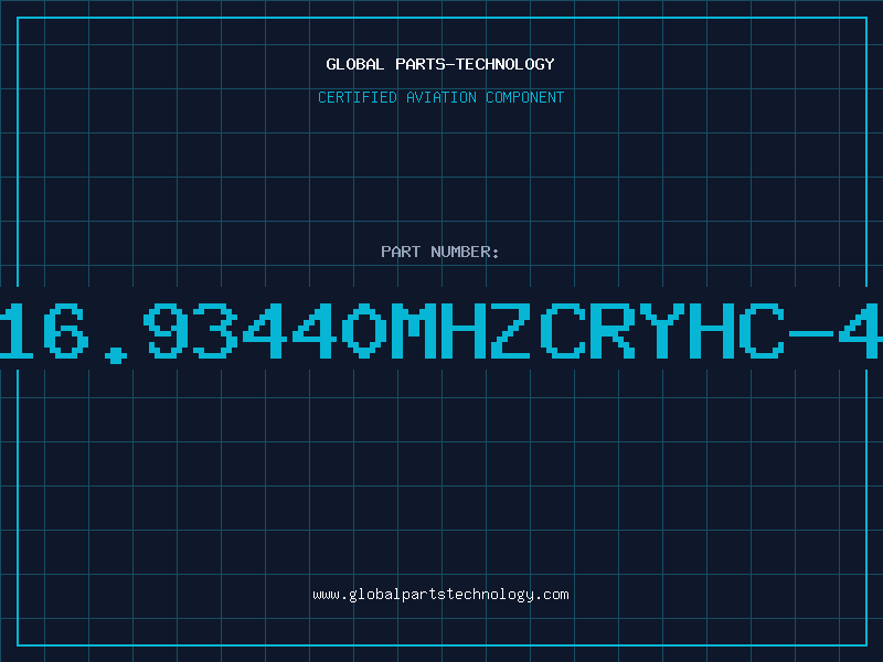 Aviation Part 16.93440MHZCRYHC-4
