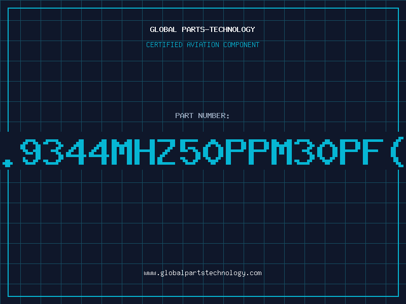 Aviation Part 16.9344MHZ50PPM30PF(U4