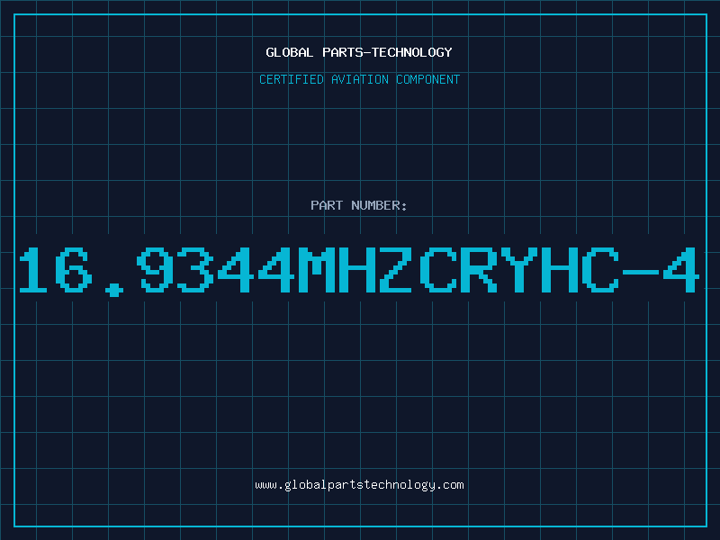 Aviation Part 16.9344MHZCRYHC-4