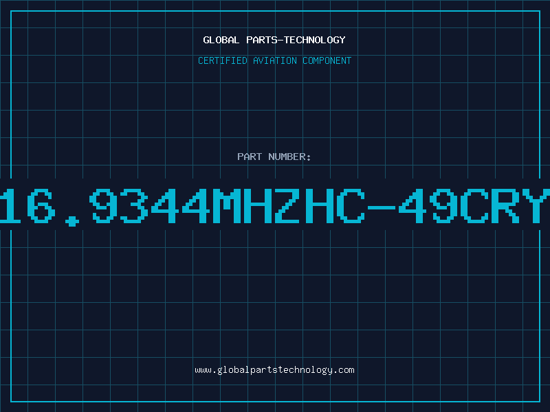 Aviation Part 16.9344MHZHC-49CRY