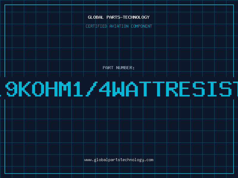 Aviation Part 16.9KOhm1/4WattResistor