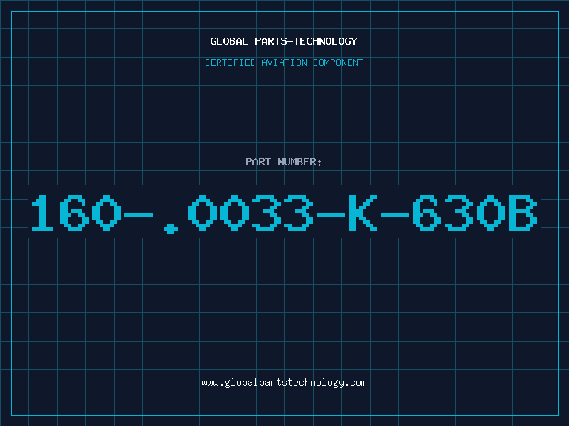 Aviation Part 160-.0033-K-630B