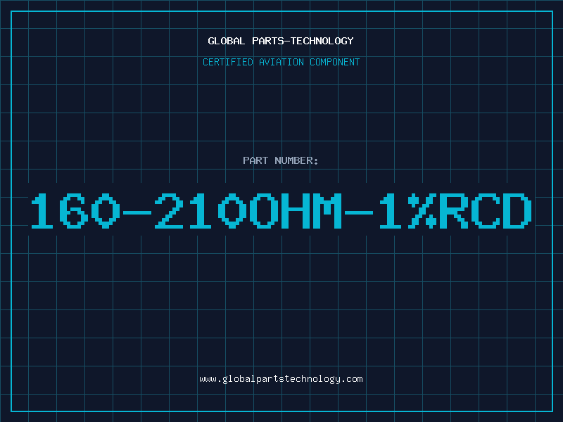 Aviation Part 160-210OHM-1%RCD