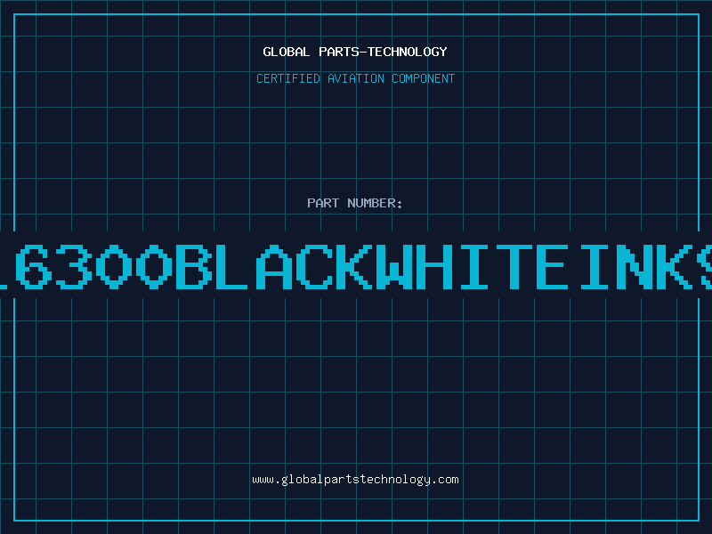 Aviation Part 16300BLACKWHITEINK9