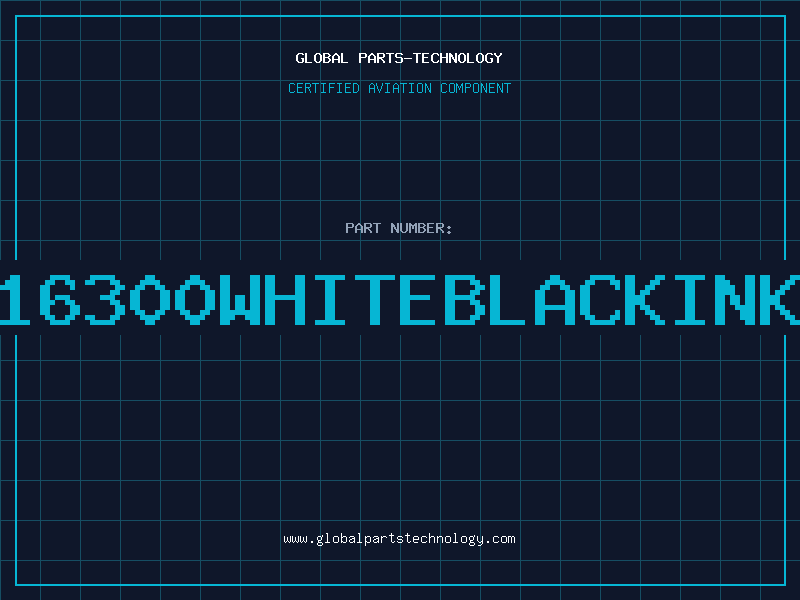 Aviation Part 16300WHITEBLACKINK