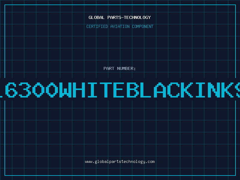Aviation Part 16300WHITEBLACKINK9