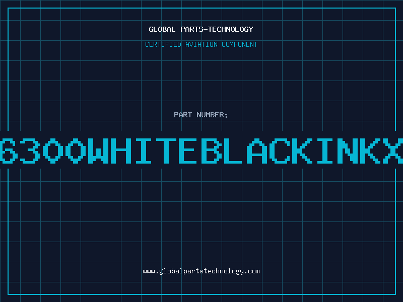 Aviation Part 16300WHITEBLACKINKX1