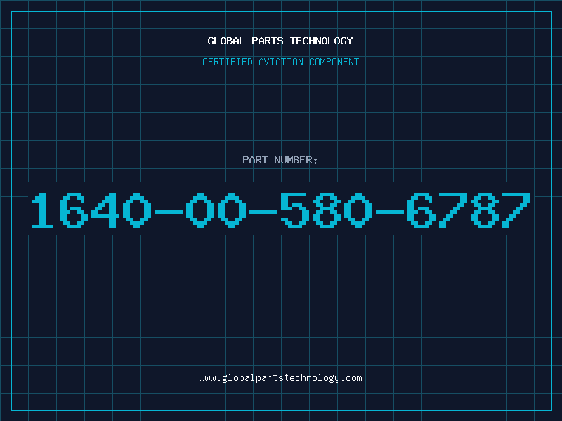Aviation Part 1640-00-580-6787