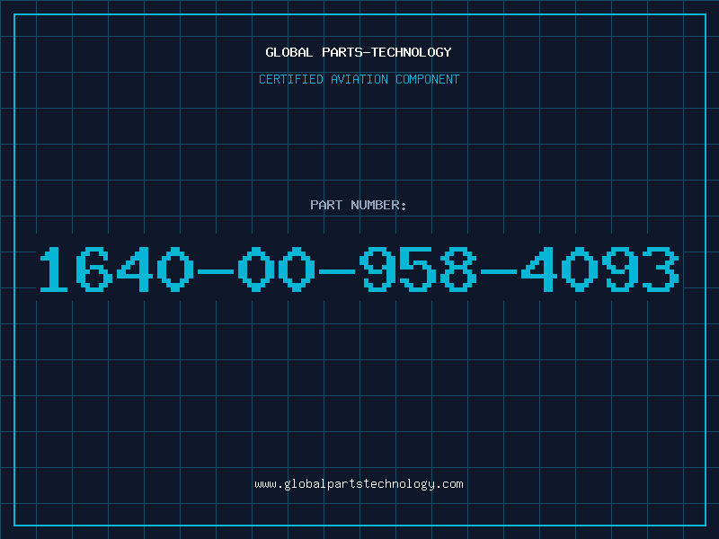 Aviation Part 1640-00-958-4093