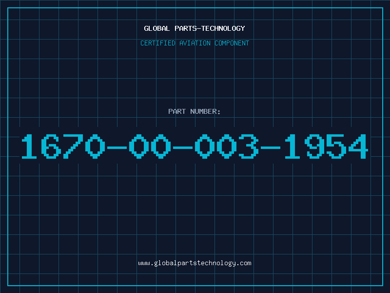 Aviation Part 1670-00-003-1954