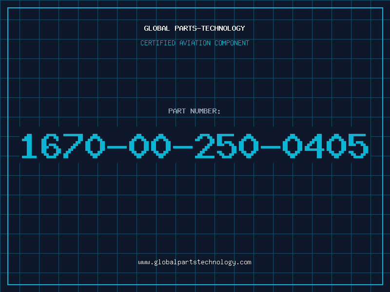 Aviation Part 1670-00-250-0405