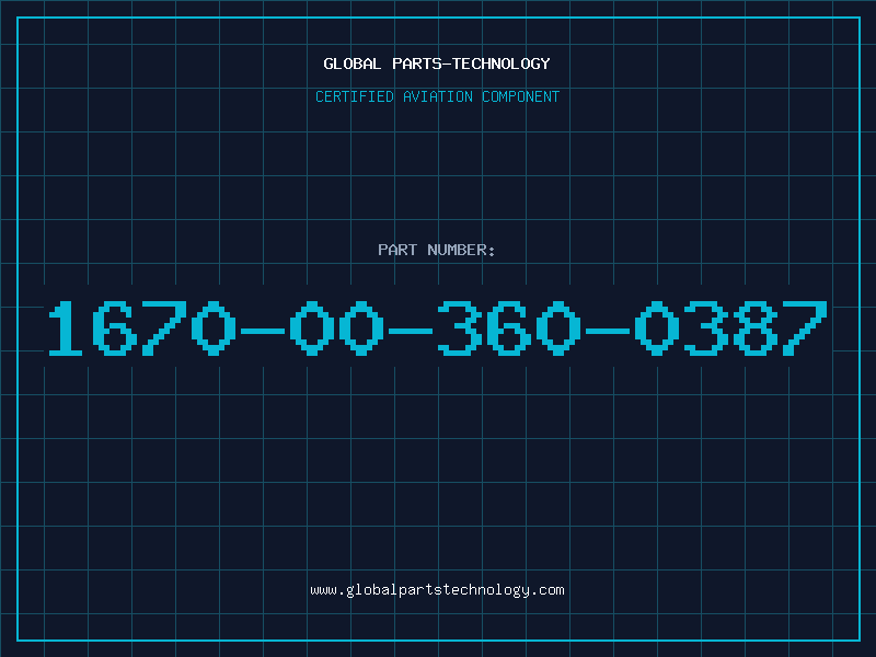 Aviation Part 1670-00-360-0387