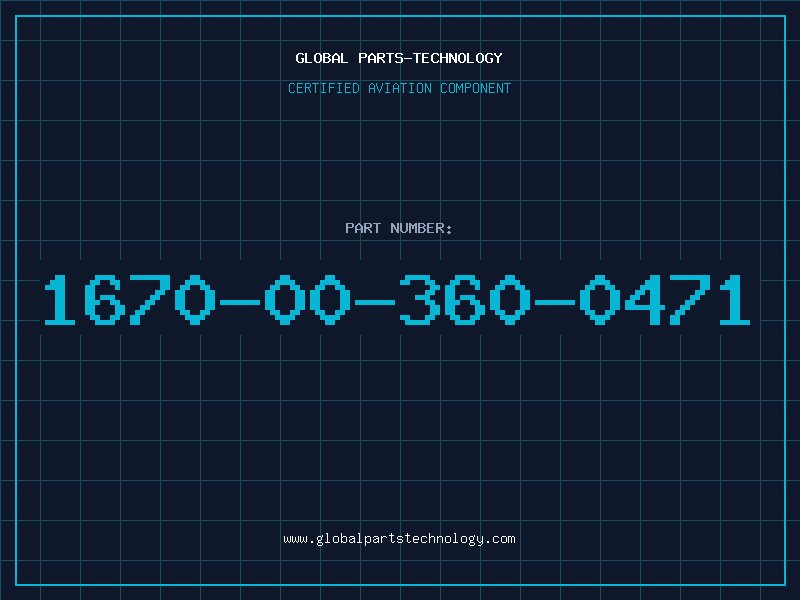 Aviation Part 1670-00-360-0471