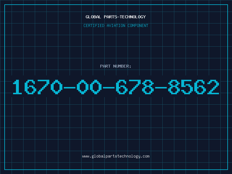 Aviation Part 1670-00-678-8562