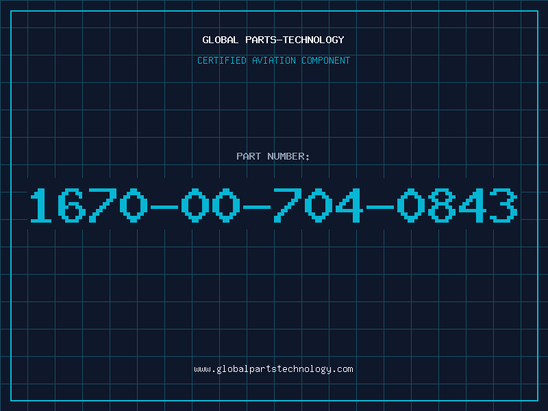 Aviation Part 1670-00-704-0843