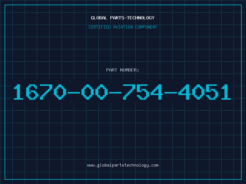 Aviation Part 1670-00-754-4051