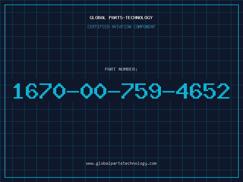 Aviation Part 1670-00-759-4652