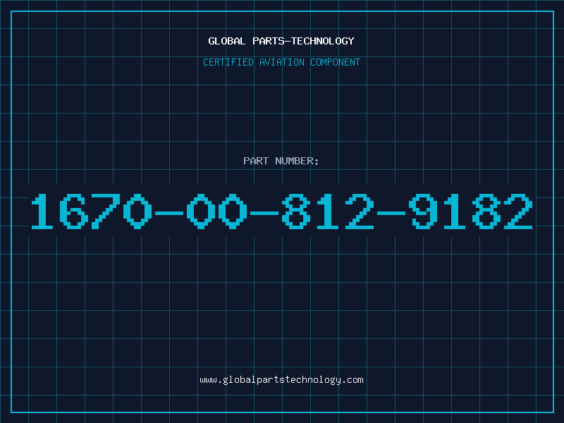 Aviation Part 1670-00-812-9182