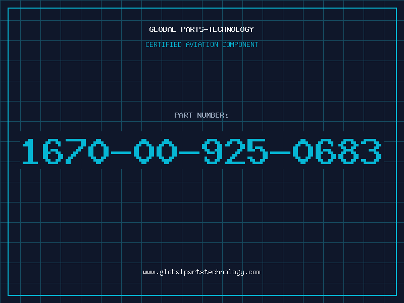 Aviation Part 1670-00-925-0683