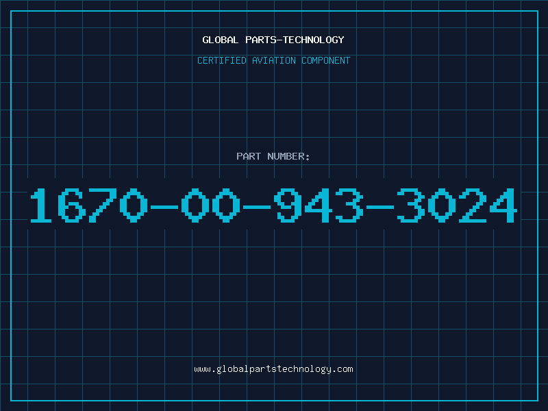 Aviation Part 1670-00-943-3024